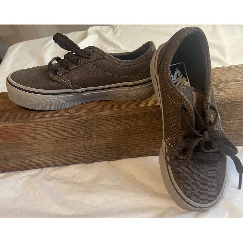 Unisex Brown Fabric Van's Atwood DX Skate Shoes-Size 12-Excellent Condition